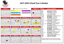 2017-2018 School Year Information