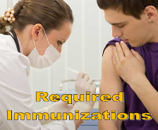 Required Immunizations for 7th & 12th Graders