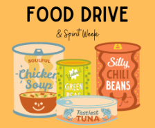 Spirit Week & Canned Food Drive