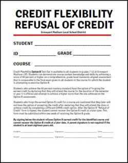 Refusal of Earned Credit