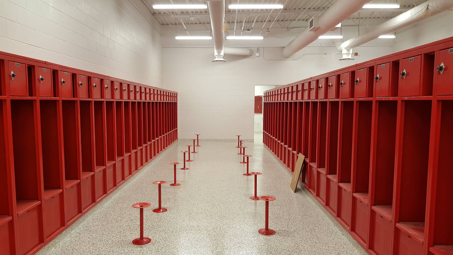Boys' locker room