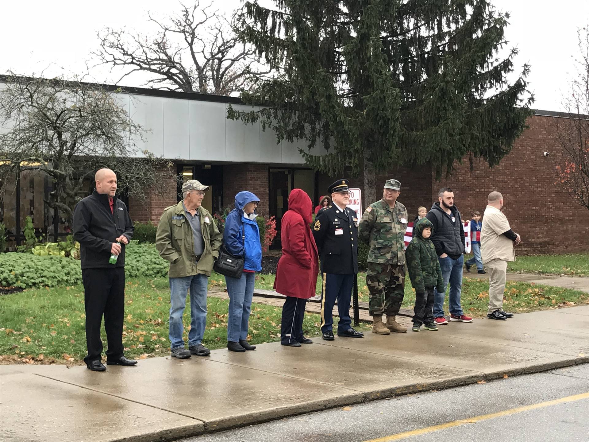 Flag raising ceremony