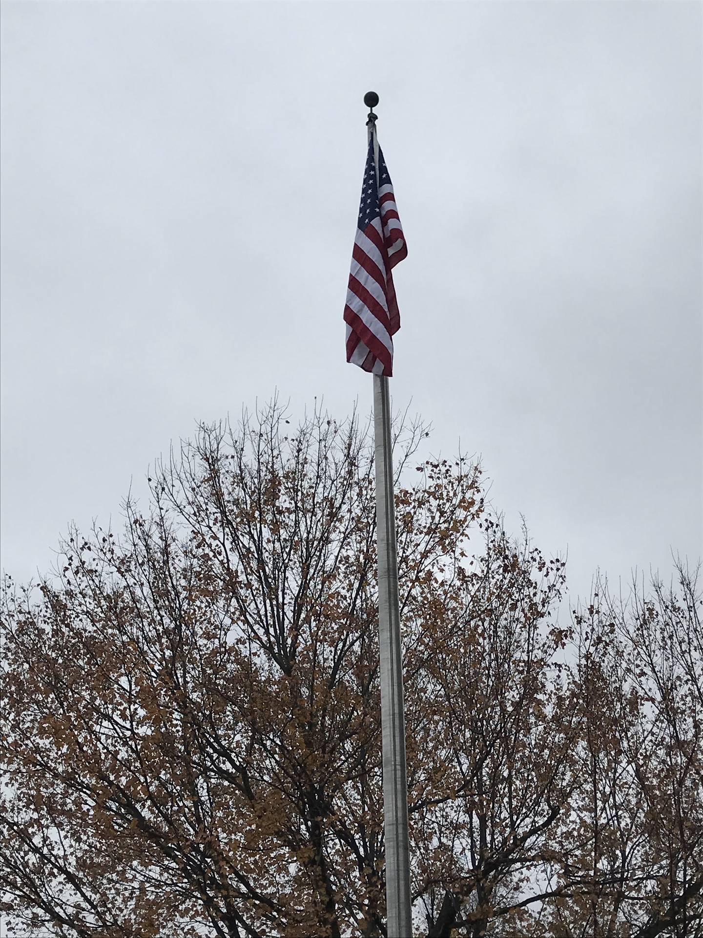 Flag raising ceremony