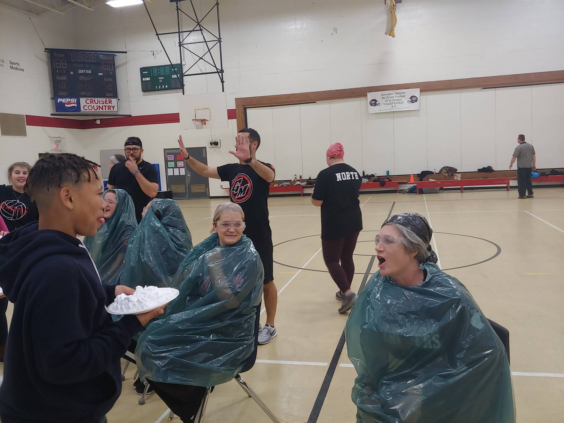 Staff Pie in the Face