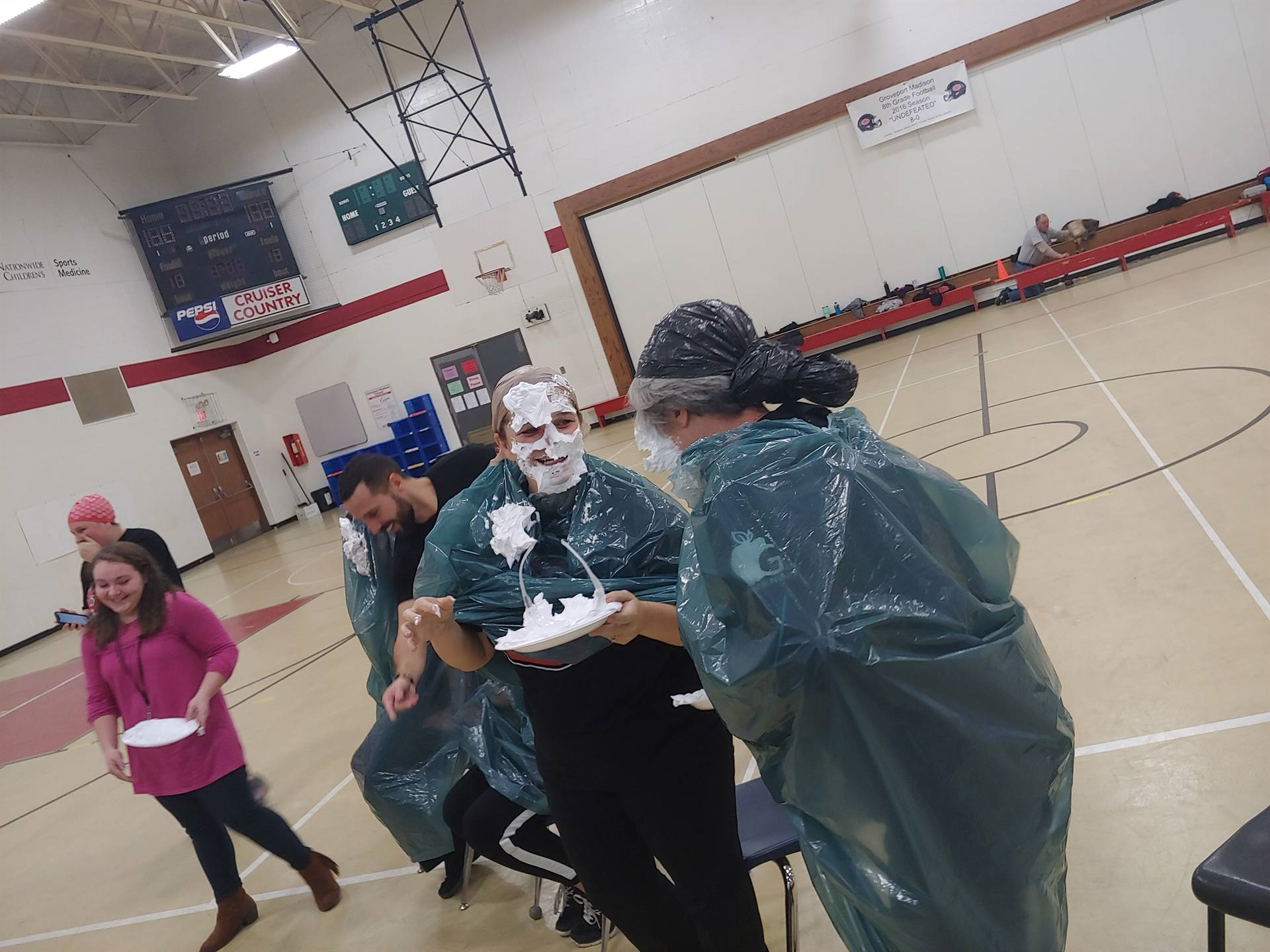 Staff Pie in the Face