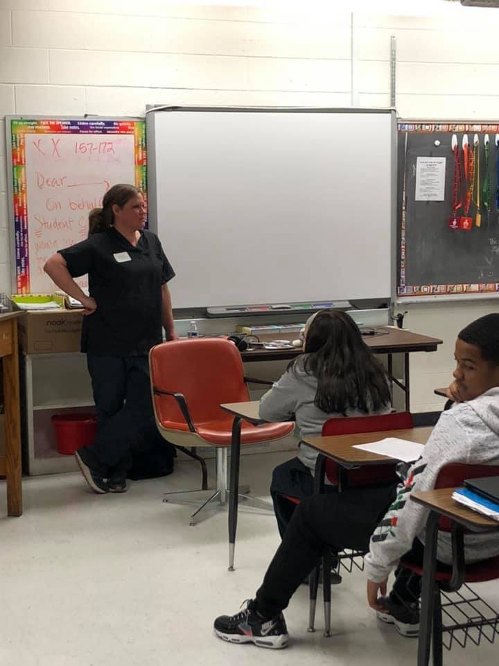 presenter at Career Day