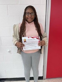 7th grade student of the month 