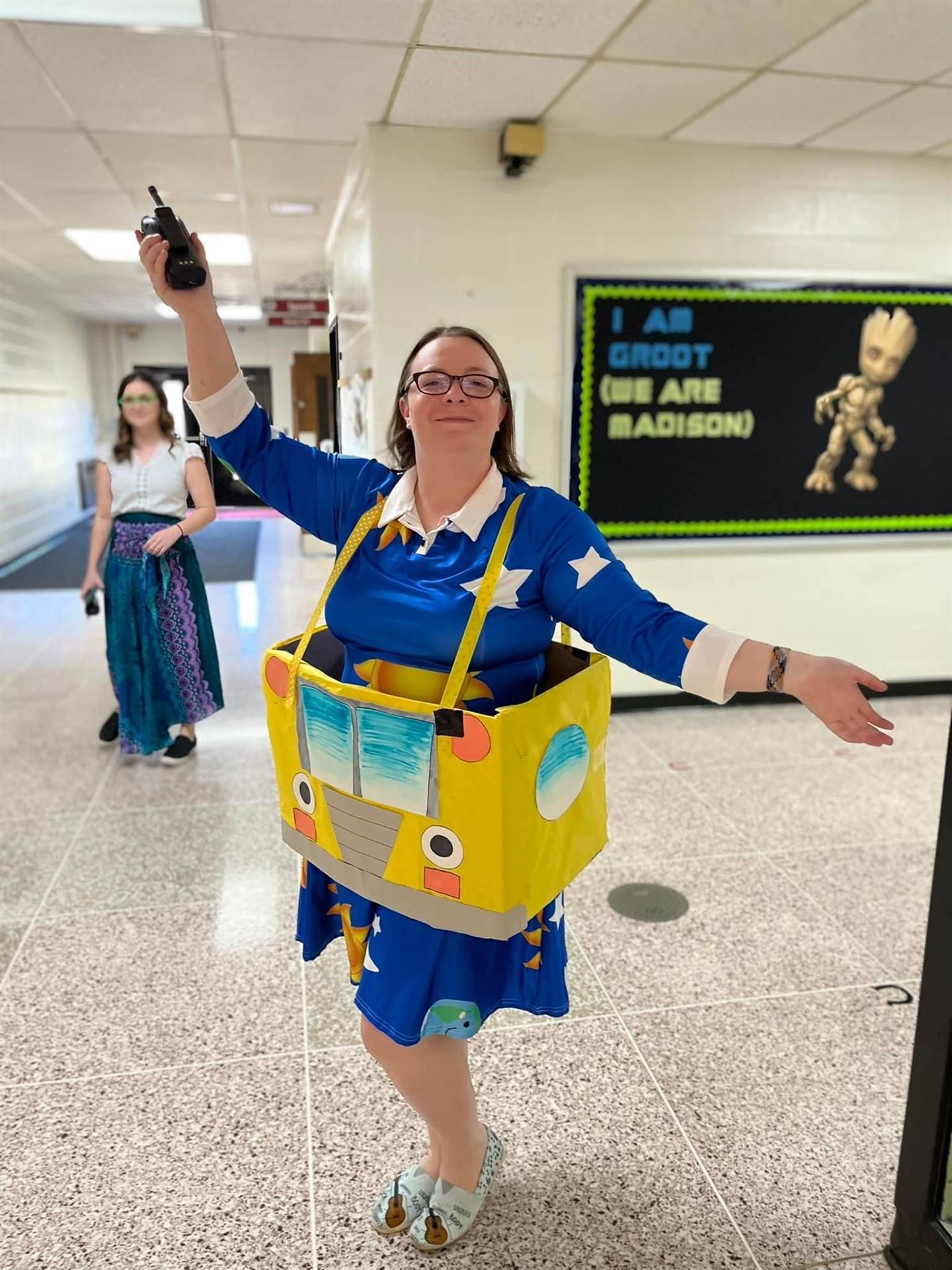 Mrs. Winland dressed in costume