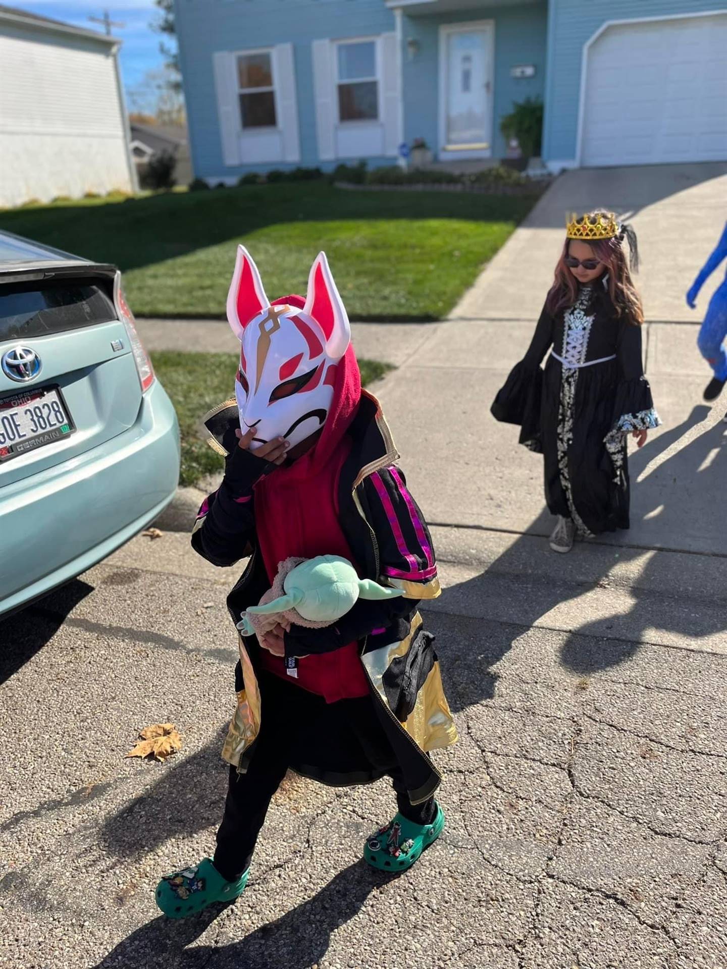 Students dressed in costume