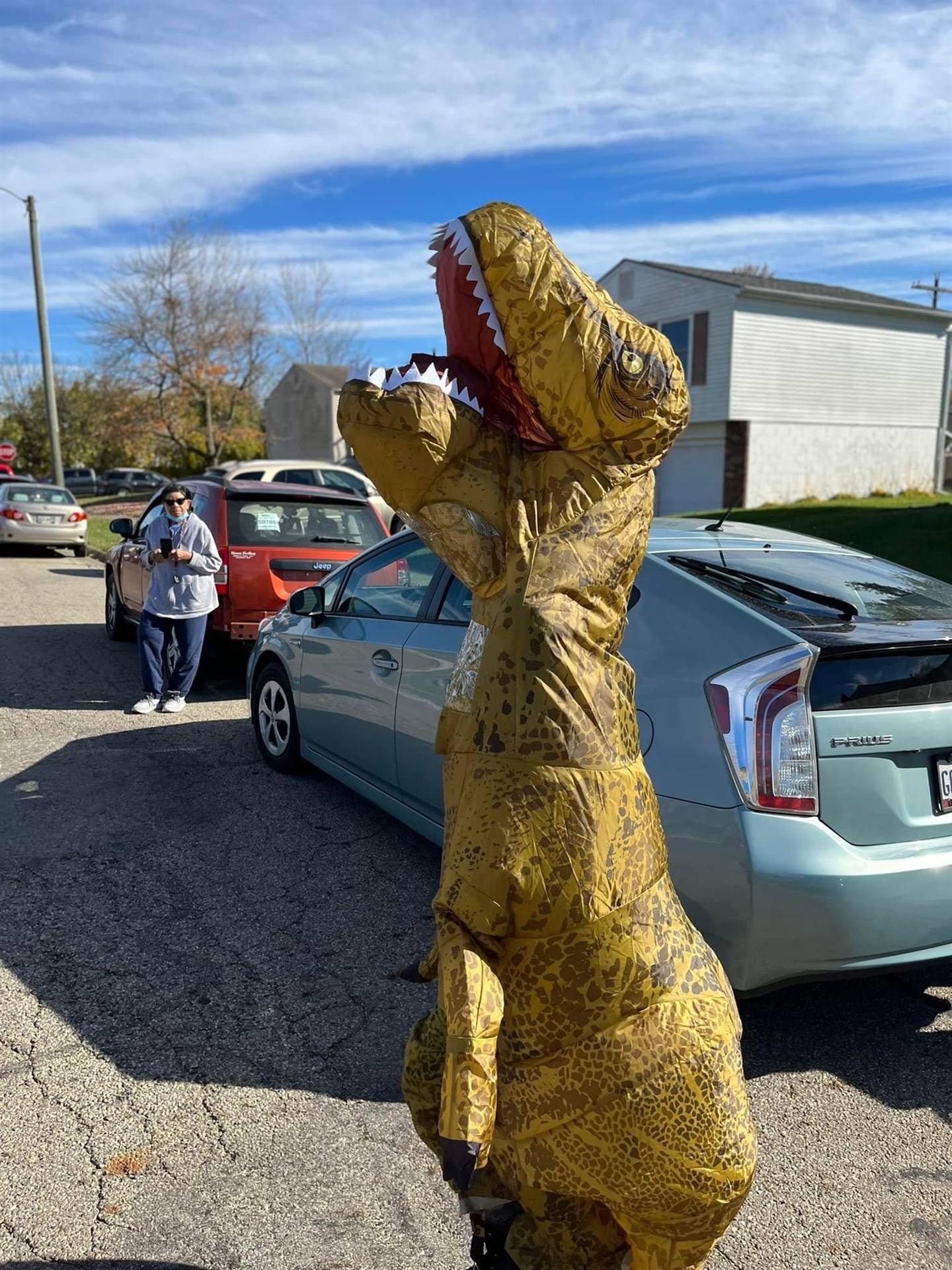 Students dressed in costume