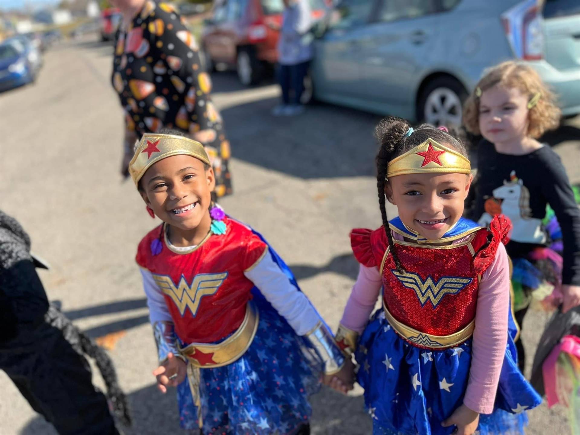 Students dressed in costume