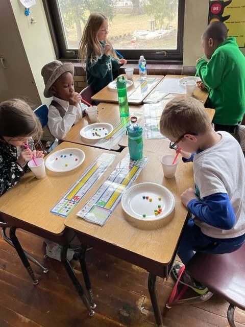 GE celebrates 100 days of school. 