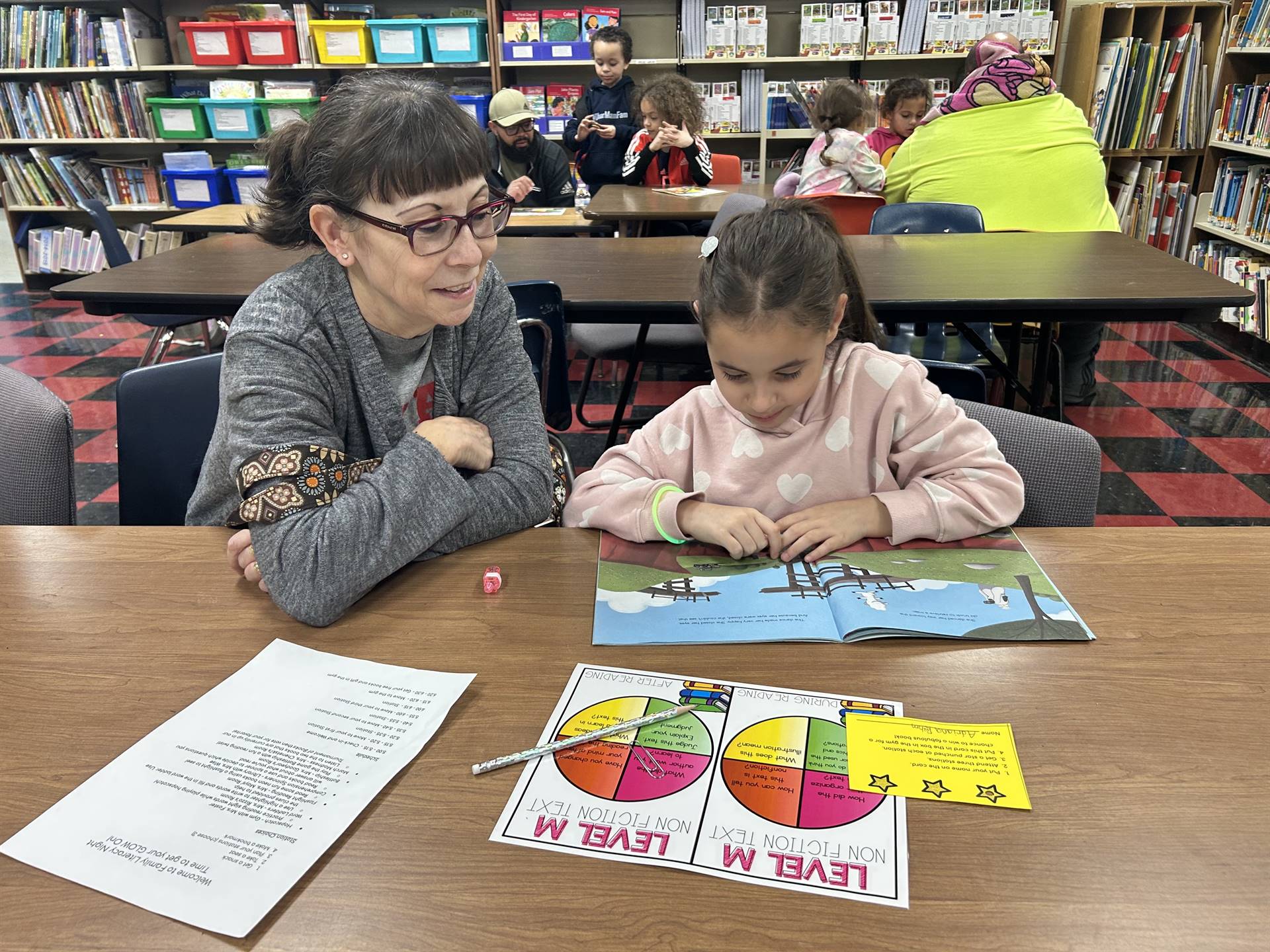 Glow Literacy Night