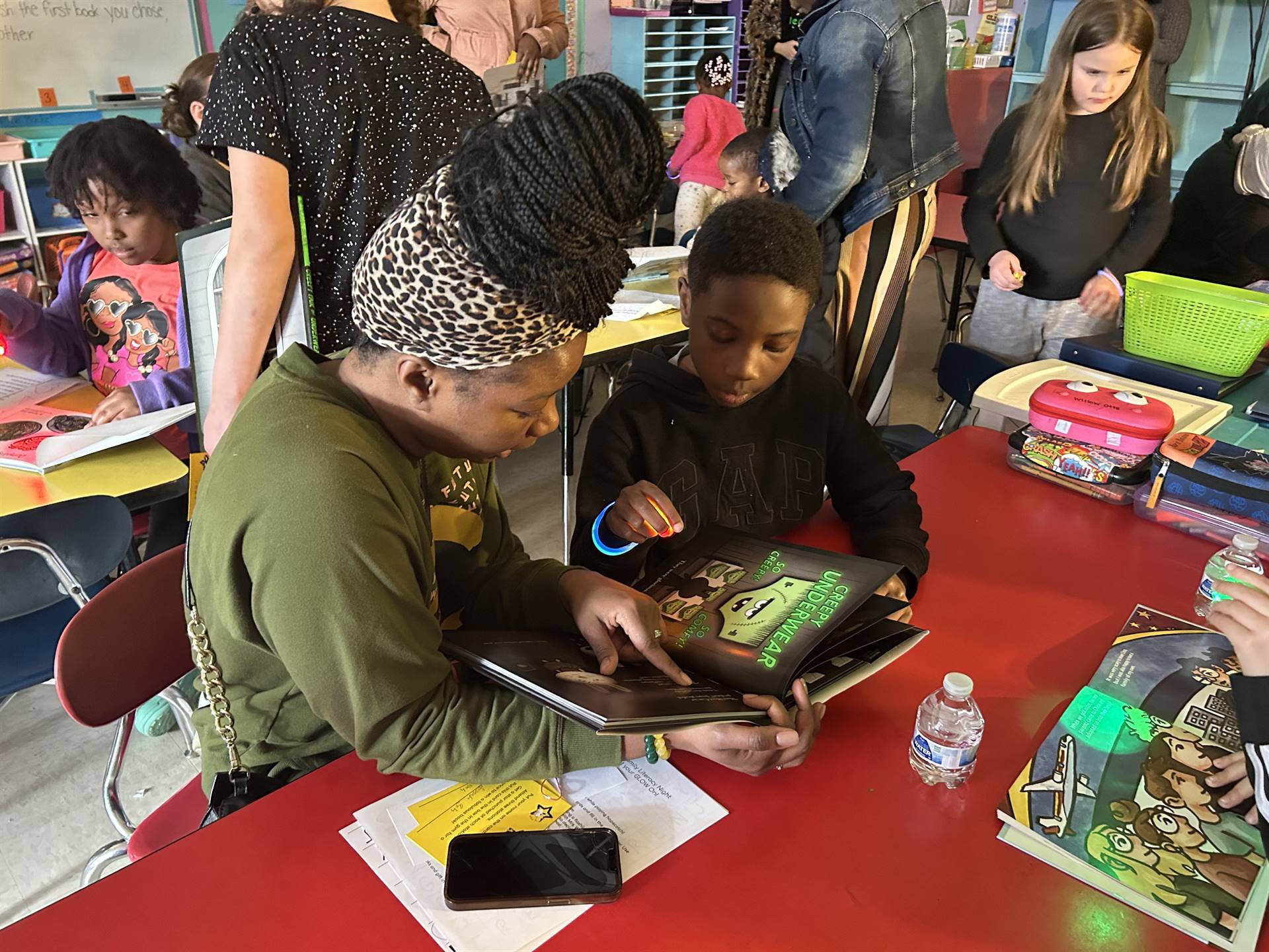 Glow Literacy Night