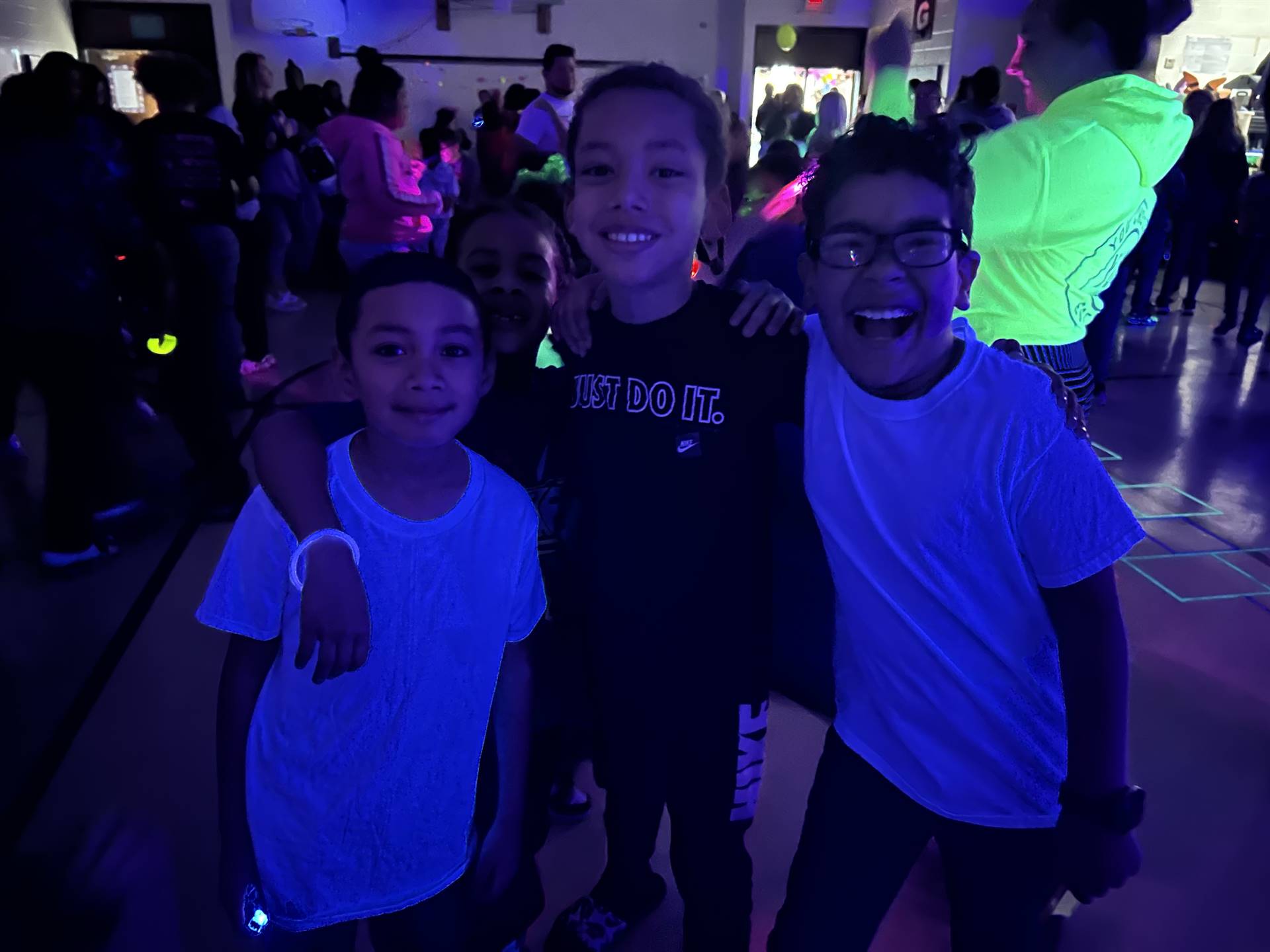 Glow Literacy Night