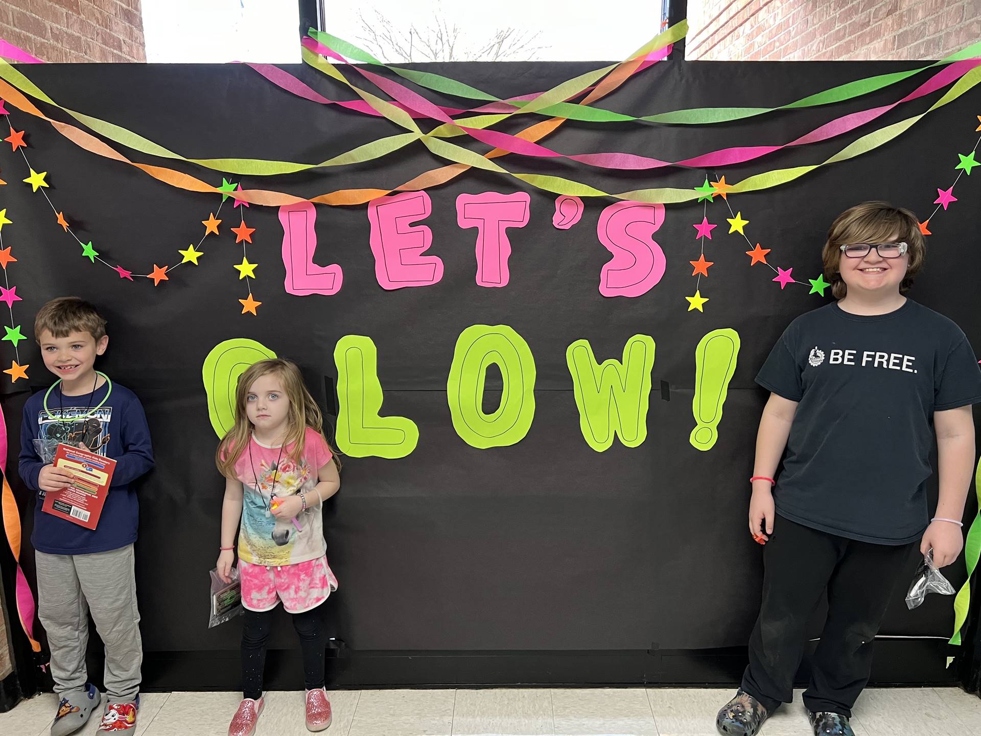 Glow Literacy Night