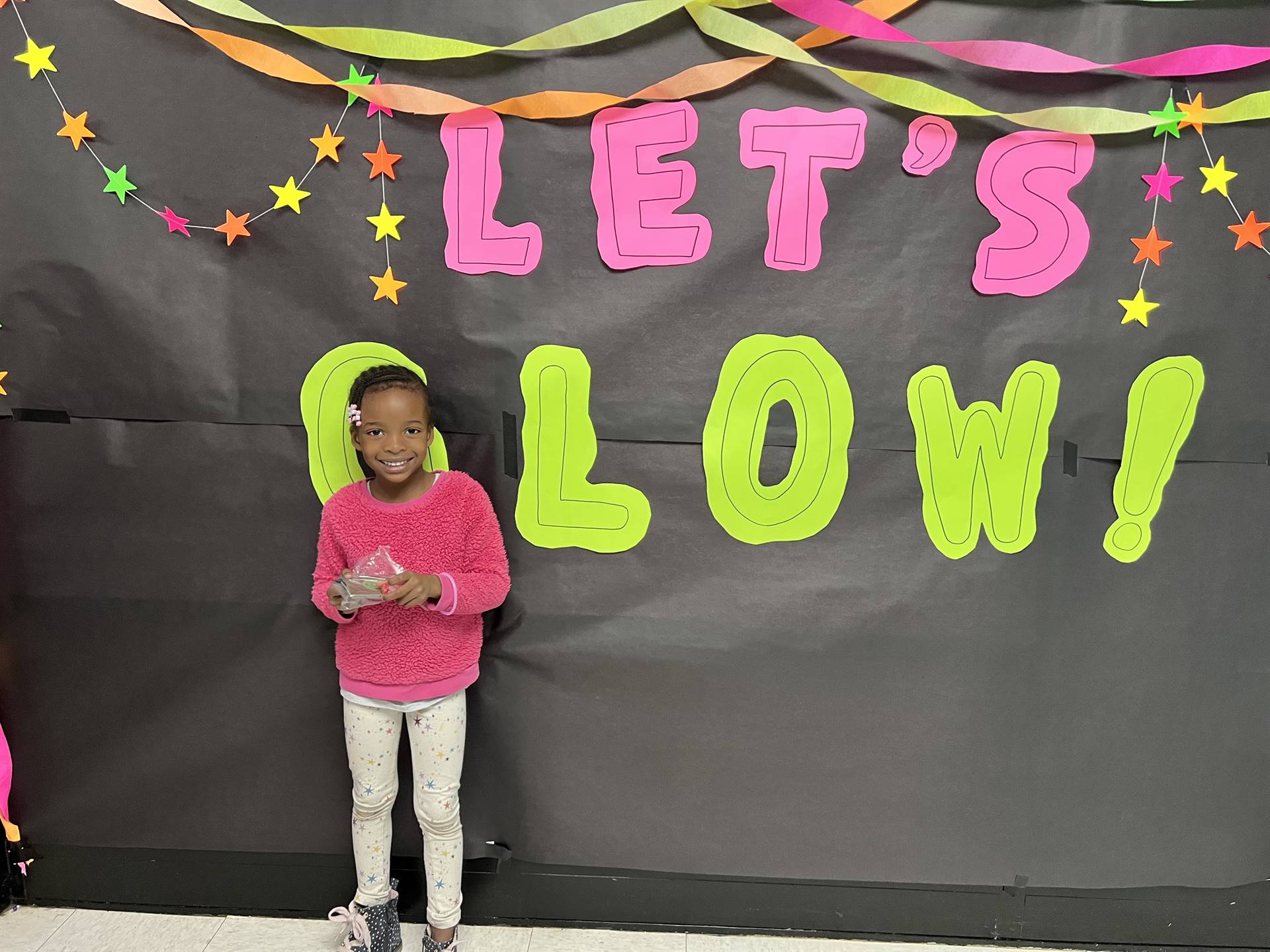 Glow Literacy Night