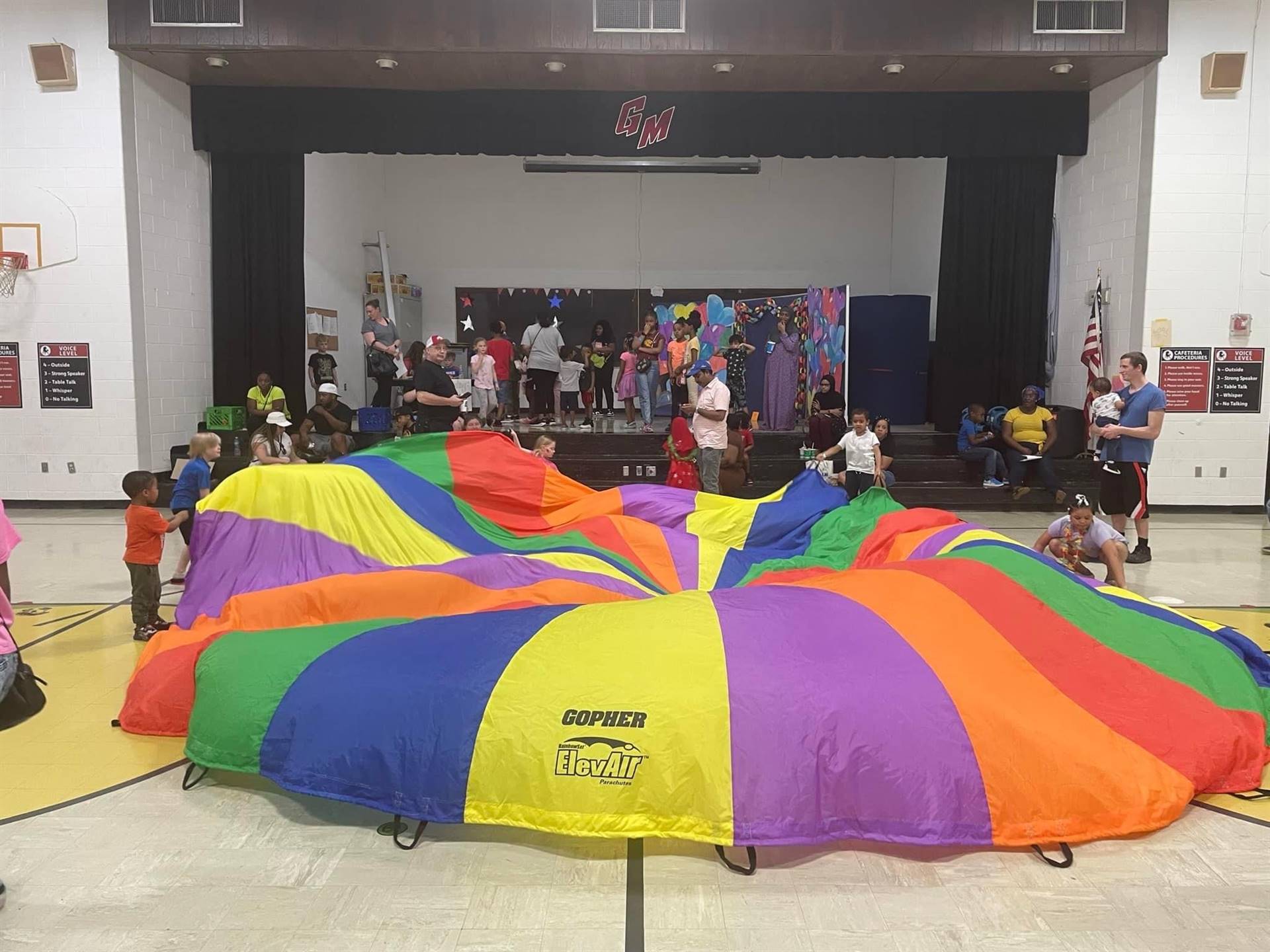 Students and the parachute