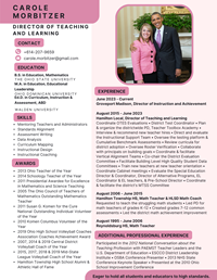 Carole Morbitzer resume