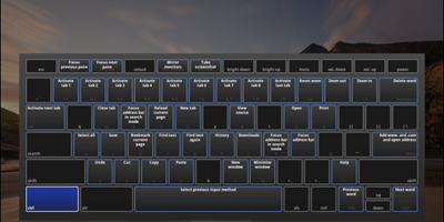 Picture of Chromebook keyboard