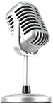 old fashioned microphone